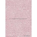 Embossed Bouquet | Pastel Pink Pearlescent A4 2-sided handmade, recycled paper | PaperSource