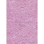 Embossed | Bouquet Rose Pink Pearlescent A4 handmade, recycled paper | PaperSource