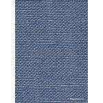 Embossed | Burlap Steel Blue Pearlescent A4 handmade, recycled paper | PaperSource