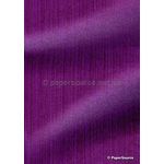 Patterned | Combed Lavender Purple Combed Linear design silk-screened on handmade, recycled A4 smooth cotton paper | PaperSource