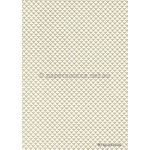 Embossed Ivory Matte Cube A4 handmade paper