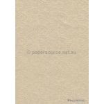 Embossed Small Crest Champagne Pearlescent Handmade Recycled paper | PaperSource