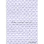 Embossed Diamond Quilt White Pearl Pearlescent A4 paper | PaperSource