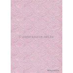 Embossed Oriental Butterfly Pastel Pink Pearlescent A4 handmade, recycled paper | PaperSource