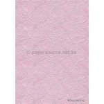 Embossed Oriental Butterfly Pastel Pink Pearlescent A4 handmade, recycled paper | PaperSource