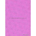 CLEARANCE Embossed Floret | Hot Pink Matte A4 handmade recycled paper | PaperSource