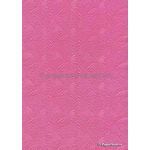 Embossed Oriental Butterfly Hot Pink Matte A4 handmade, recycled paper | PaperSource