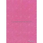 Embossed Oriental Butterfly Hot Pink Matte A4 handmade, recycled paper | PaperSource