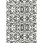 Suede Filigree | Black Flocking on White Cotton, Handmade, Recycled A4 Paper | PaperSource