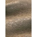 Embossed Gardenia Mink No.102 Pearlescent A4 handmade recycled paperr | PaperSource
