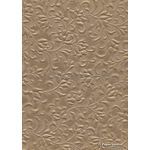 Embossed Gardenia Mink No.102 Pearlescent A4 handmade recycled paperr | PaperSource