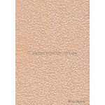 Embossed Pebble Apricot Pearlescent, A4 handmade recycled paper