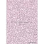 Embossed Pebble Baby Pink Pearlescent, A4 handmade recycled paper