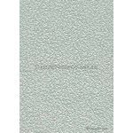 Embossed Pebble Pastel Blue Pearlescent A4 handmade recycled paper