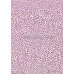 Embossed Pebble Pastel Pink Pearlescent A4 handmade recycled paper