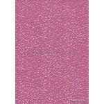 Embossed Pebble Rose Pink Pearlescent A4 handmade recycled paper