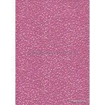 Embossed Pebble Rose Pink Pearlescent A4 handmade recycled paper