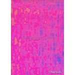 Patterned | Tie Dye Designer paper Hot Pink iridescent which changes colour depending on light direction, 90gsm paper | PaperSource