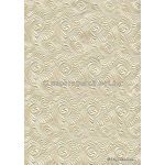 Embossed | Wave Opal Cream Pearlescent A4 handmade, recycled paper | PaperSource