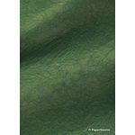 Crush | Dark Green Metallic Handmade, Recycled 1-sided paper | PaperSource