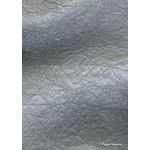 Crush | Silver Dark Metallic Handmade, Recycled 1-sided A4 paper-curled | PaperSource