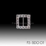 Embellishment | Buckle Square, BDQ01, 11x11mm, A Grade Czech Crystal Diamantes for maximum sparkle | PaperSource