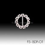 Embellishment | Buckle Round, BDR01, 10x10mm, A Grade Czech Crystal Diamantes for maximum sparkle | PaperSource