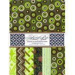 DecoPack 136 Green themed - An assortment of handmade recycled papers popular with Cardmakers