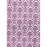 Flat Foil | Insignia Baby Pink Cotton with Pink foiled design, handmade recycled A4 paper | PaperSource