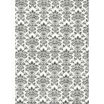Flat Foil | Insignia White Matte Cotton with Silver foiled design, handmade, recycled A4 paper | PaperSource