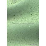 Mica Mint Green Mica Flakes on Mint Green Crush Matte A4 handmade recycled paper | PaperSource