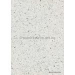 Mica Black Mica Flakes on a Smooth White Matte A4 handmade recycled paper | PaperSource