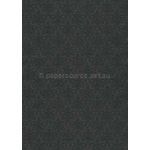 Patterned Print | Ballroom Black on Black Pearlescent Metallic Pearlescent, 2 sided, Laser Printable 120gsm A4 Paper | PaperSource
