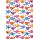 Patterned | Birdies Designer pattern on Stardream Pearlescent Crystal 120gsm paper | PaperSource