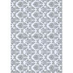 Patterned | Enchantment Designer paper Silver print on White, 120gsm paper | PaperSource