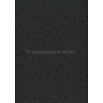 Patterned | Floral Flourish Designer paper Black print on Stardream Onyx Pearlescent, 120gsm paper | PaperSource