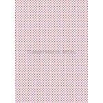 Patterned | Polka Dots Designer paper Red print on Stardream Crystal Pearlescent, 120gsm paper | PaperSource