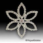 Embellishment | Brooch Flower, 43x43mm, A Grade Czech Crystal Diamantes for maximum sparkle | PaperSource