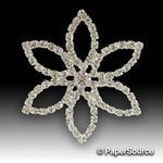 Embellishment | Brooch Flower, 43x43mm, A Grade Czech Crystal Diamantes for maximum sparkle | PaperSource
