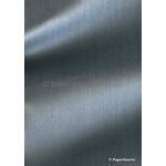 Brushed Silver on Black Embossed Metallic 120gsm Paper with black on reverse | PaperSource