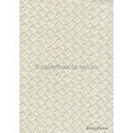 Embossed Quartz Pearlescent Leatherette A4 handmade paper