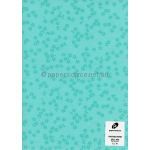 Patterned Print | Jellies Cherry Blossom Aqua, 120gsm A4 Handmade, Recycled Paper | PaperSource