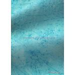 Batik Plain - Aqua Blue 120gsm Handmade Recycled Paper | PaperSource