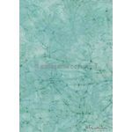 Batik Plain - Aqua Green 120gsm Handmade Recycled Paper | PaperSource