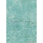 Batik Plain - Aqua Green 120gsm Handmade Recycled Paper | PaperSource