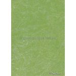 Batik Metallic | Leaf Green with Silver 120gsm Handmade Recycled A4 paper | PaperSource