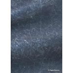 Batik Metallic - Navy Blue with Silver 120gsm Handmade Recycled Paper | PaperSource