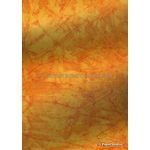 Batik Plain - Orange 120gsm Handmade Recycled Paper | PaperSource