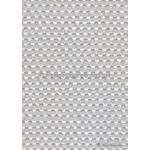 Embossed Crystal White Pearlescent Berber A4 handmade paper