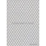 Embossed Crystal White Pearlescent Berber A4 handmade paper